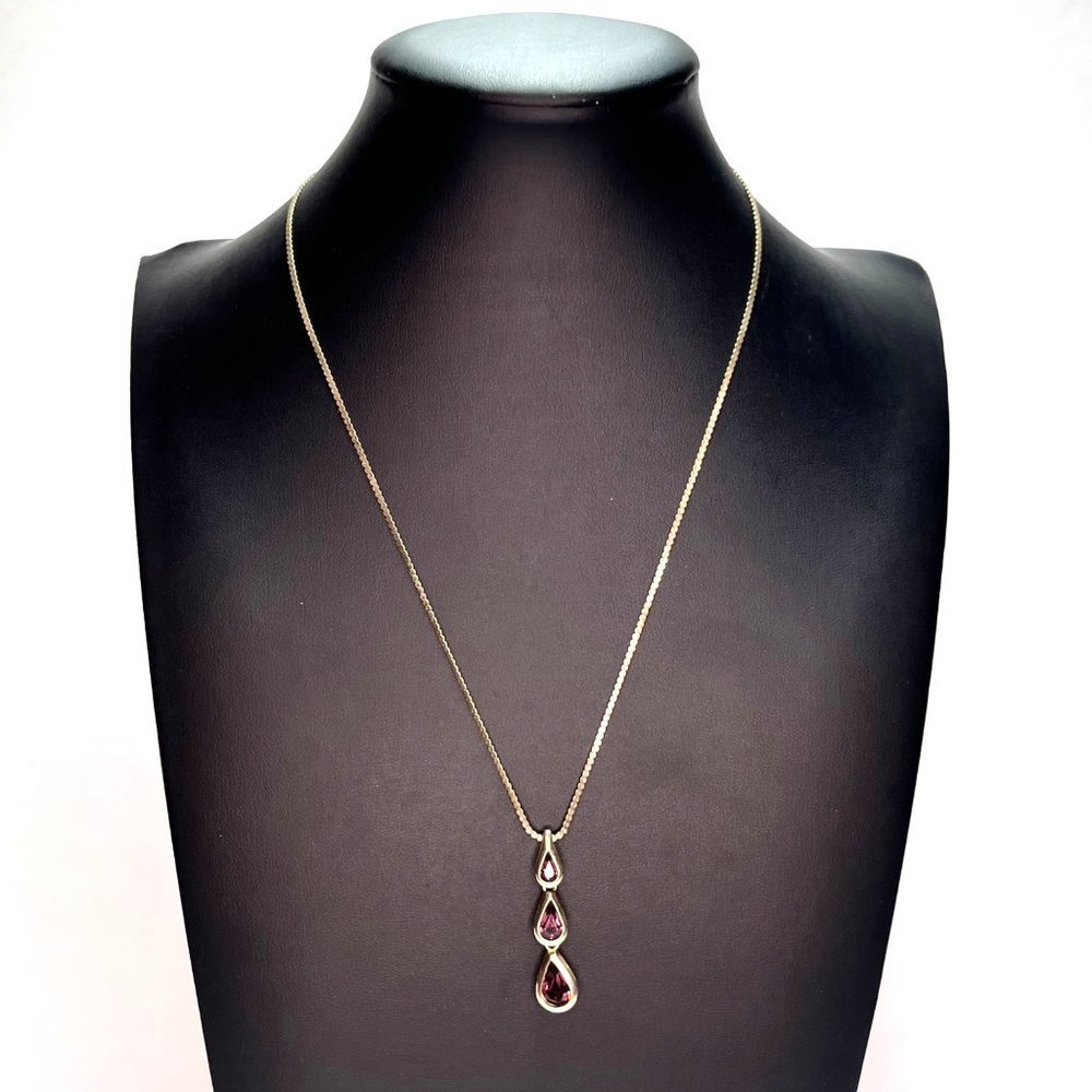 Sarah Coventry VTG 1950's Necklace Gold Amethyst Crystal Costume Jewelry…